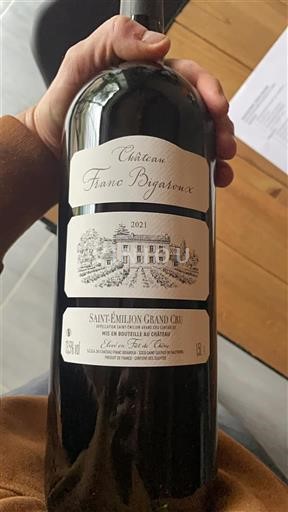 Bordeaux Saint-Émilion Grand Cru Château Franc Bigaroux 2021
