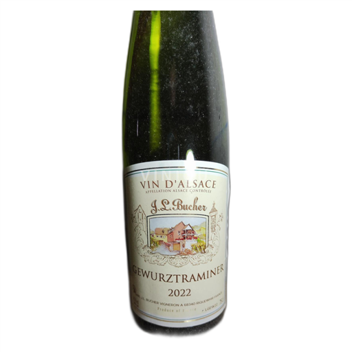 Alsazia Gewürztraminer J.L Bucher 2022