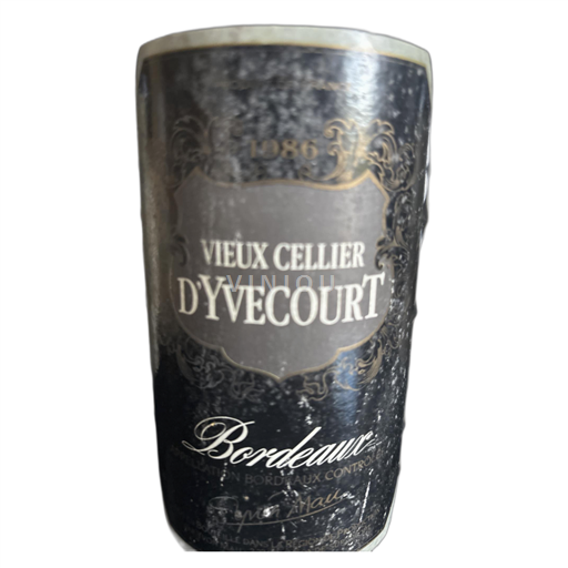 Bordeaux Vieux Cellier d'Yvecourt 1986