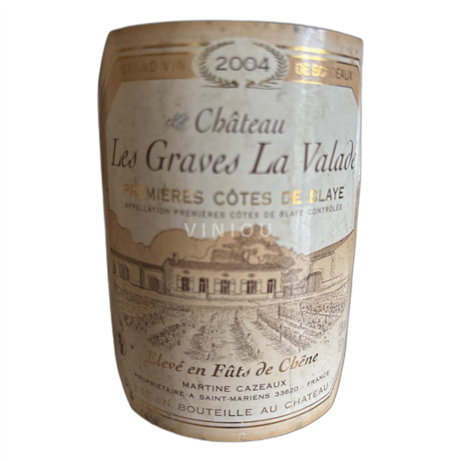 Bordeaux Ni doloceno Château Les Graves La Valade 2004