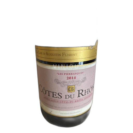 Rhônevallei Côtes-du-rhône La Cave d'Augustin Florent Les Pierrasques 2014