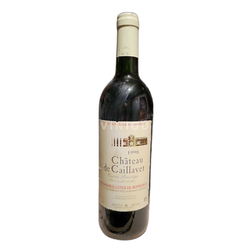 Bordeaux Những sườn đầu tiên của Bordeaux Château de Caillavet Prestige 1998