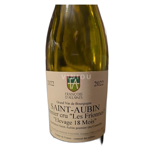 Borgonha Saint-Aubin Premier Cru François d'Allaines Les Frionnes 2022
