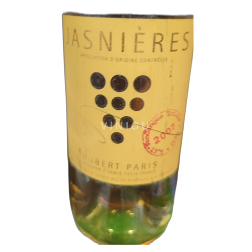 Loiretal Jasnières Hubert Paris 2007