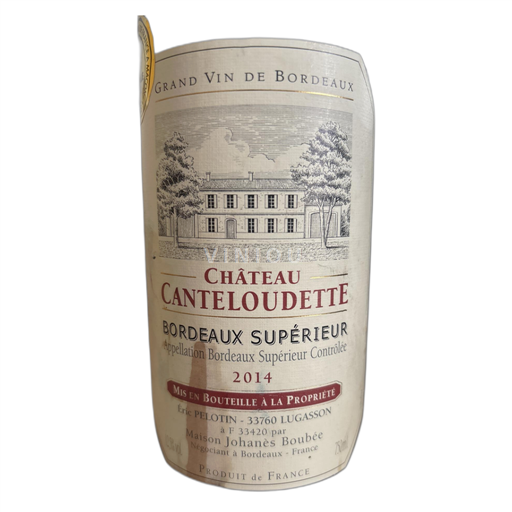 Bordeaux Bordeaux Supérieur Château Canteloudette 2014