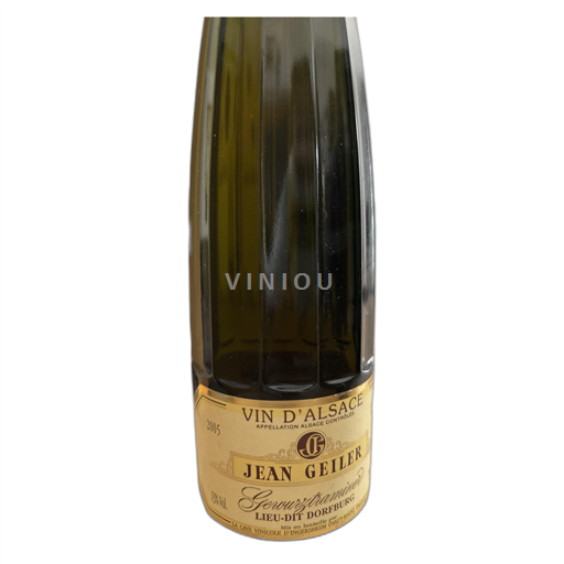 Alsácia Não especificado Jean Geiler Gewurztraminer 2005