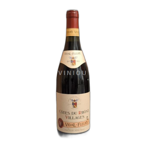 Rhônen laakso Côtes-du-rhône-villages Vidal-Fleury 2020