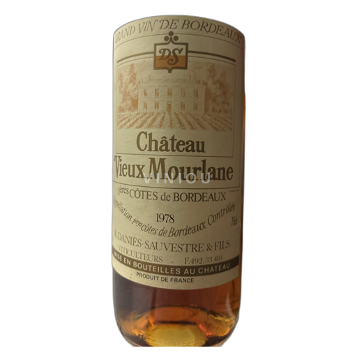 Bordeaux Premières Côtes de Bordeaux Château Vieux Mourlane 1978