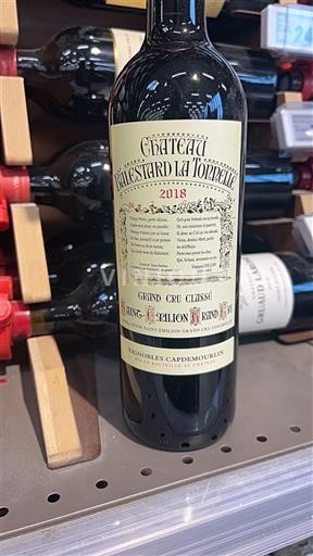 Bordeaux Saint-Émilion Grand Cru Château Balestard La Tonnelle 2018