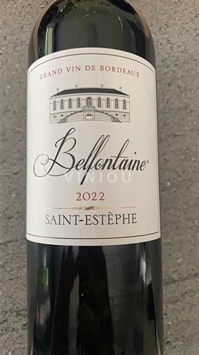 Bordéus Saint-Estèphe Bellfontaine 2022