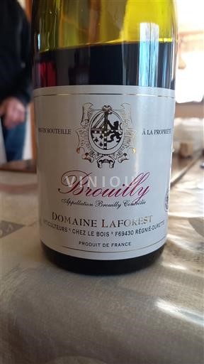 Beaujolais Brouilly Domaine Laforest Ei vuosikertaa