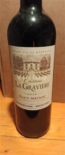 Bordeaux Haut-Médoc Château La Gravière 2016