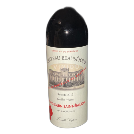 Bordeaux Puisseguin-saint-émilion Château Beauséjour Vieilles Vignes 2015