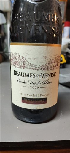 Rhônen laakso Beaumes de Venise Vignerons de Balma Venitia 2009