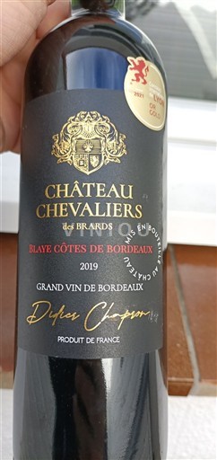 Bordeaux Blaye-Côtes-de-Bordeaux Château Chevaliers des Brards 2019