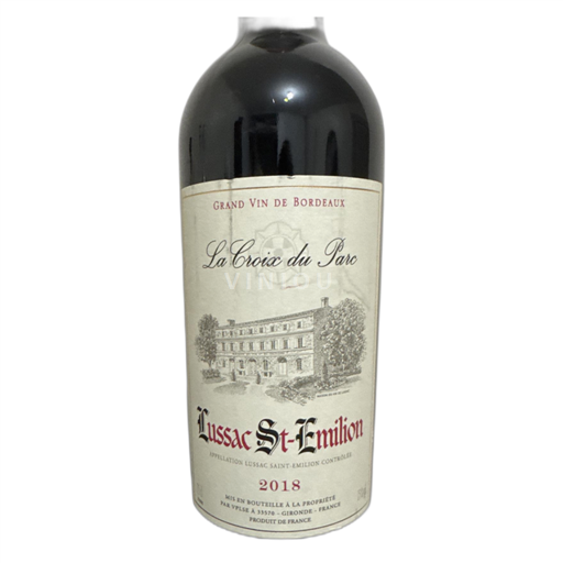 Bordéus Lussac-Saint-Émilion La Croix du Parc 2018