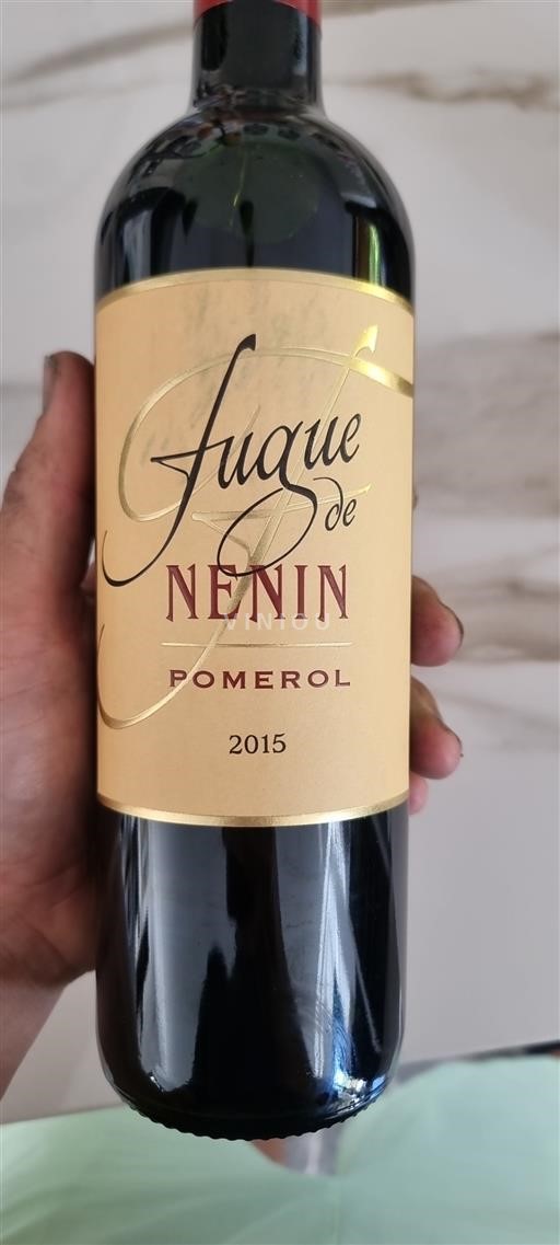 Bordeaux Pomerol Château Nénin Fugue de Nénin 2015