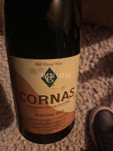 Vallée du Rhône Cornas Guillaume Gilles 2021