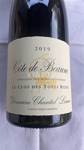 Burgundija Côte-de-beaune Domaine Chantal Lescure Le Clos des Topes Bizot 2019