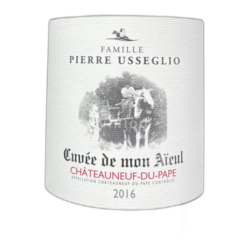 Rhônetal Châteauneuf-du-Pape Famille Pierre Usseglio de mon Aïeul 2016