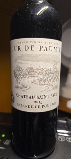 Bordeaux Lalande-de-Pomerol Château Saint Paul 2015