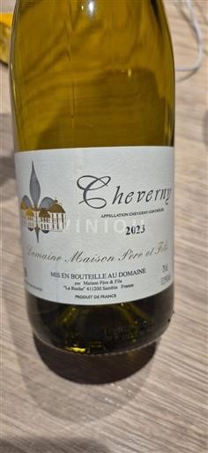 Loiren laakso Cheverny Domaine Maison Père et Fils 2023