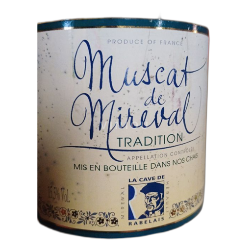 Languedoc Muscat de Mireval La Cave de Rabelais Tradition Niet-geïntegreerd
