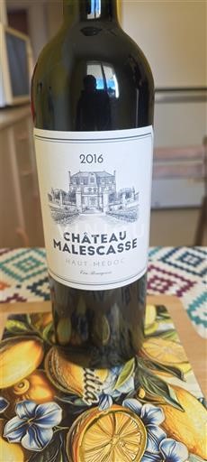 Bordeaux Haut-Médoc Château Malescasse 2016