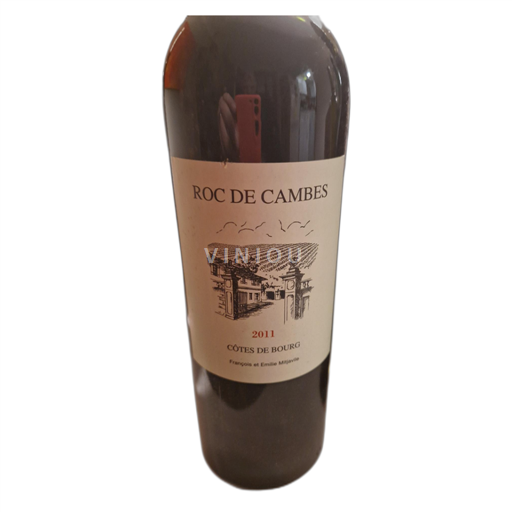 Bordéus Côtes-de-bourg Roc de Cambes 2011