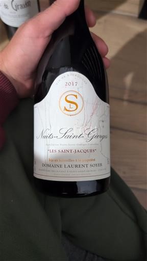 Burgundija Nuits-Saint-Georges Domaine Laurent Soyer Les Saint-Jacques 2017