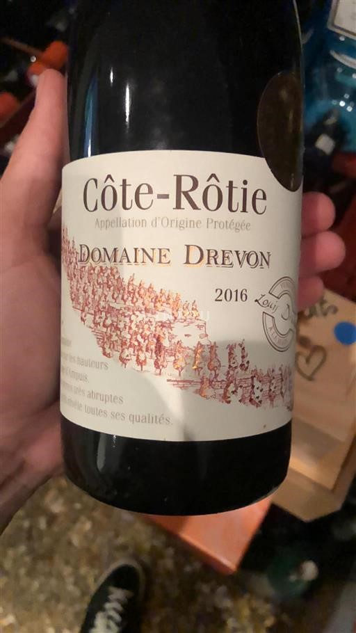 Vale do Ródano Côte-rôtie Domaine Drevon 2016