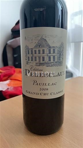 Burdeos Pauillac Château Pedesclaux 2008