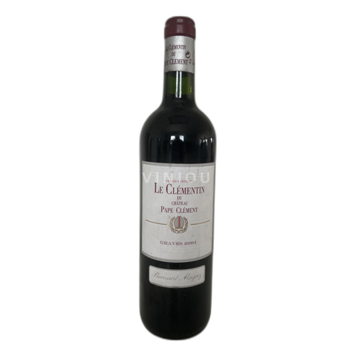 Bordeaux Graves Château Pape Clément Le Clémentin 2004