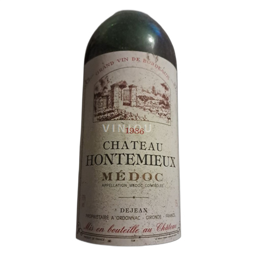 Bordeaux Médoc Château Hontemieux 1986