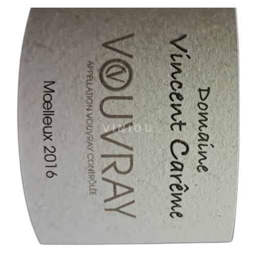 Vallée de la Loire Vouvray Domaine Vincent Carême Moelleux 2016