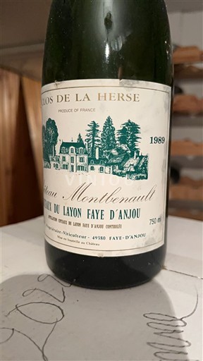 Vin Coteaux-du-layon Domaine Montbenault - 1989 - Avis, conseil