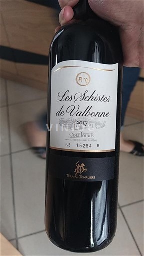 Roussillon Collioure Terres des Templiers Les Schistes de Vallbonne 2017