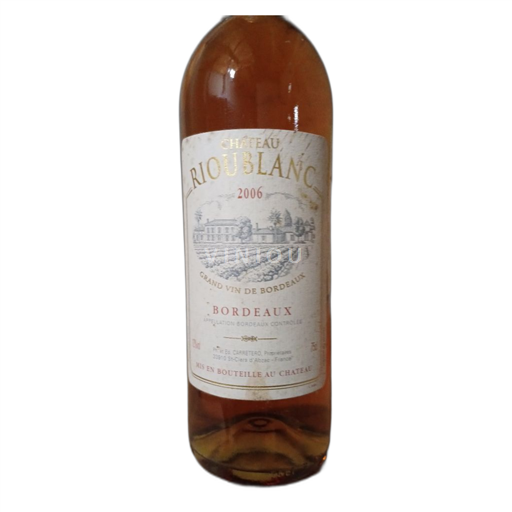 Bordeaux Bordeaux bianco Ph et Ed Carretero Château Rioublanc 2006