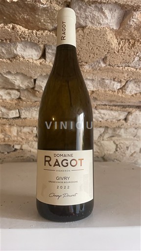 Borgonha Givry Domaine Ragot Champ Pourrot 2022