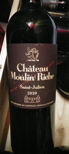 Bordeaux Saint-Julien Château Moulin Riche 2020