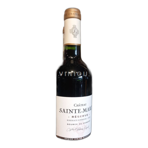 Vin Rouge sec Réserve Château Sainte-Marie Non millésimé France Bordeaux Bordeaux supérieur AOC