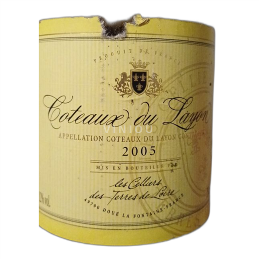 Loiretal Coteaux-du-Layon Les Celliers des Terres de Loire 2005
