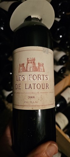 Bordeaux Pauillac Château Latour Les Forts de Latour 2008