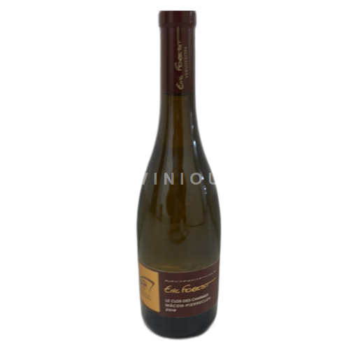 Vin Blanc sec Vergisson sur la Roche Eric Forest 2020 France Bourgogne Mâcon et mâcon-villages AOC