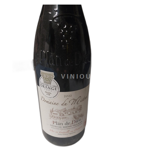 Údolí Rhôny Côtes-du-Rhône-villages Domaine du Mistral Plan de Dieu 2022