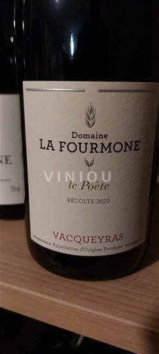 Valle del Rodano Vacqueyras Domaine La Fourmone le Poète 2023