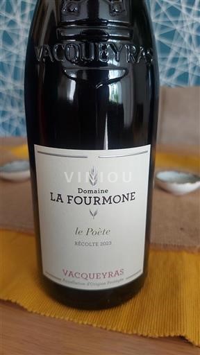 Rhônedalen Vacqueyras Domaine La Fourmone le Poète 2023