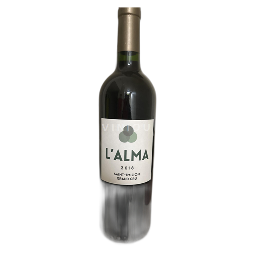 Vin Rouge sec L'ALMA 2018 France Bordeaux Saint-Émilion Grand Cru AOC