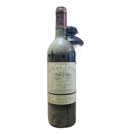Bordeaux Haut-Médoc La Closerie de Malescasse Réserve du Château 1999