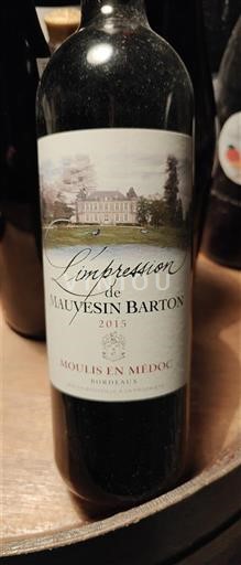 Bordeaux Moulis-en-Médoc Mauvesin Barton L'impression 2015